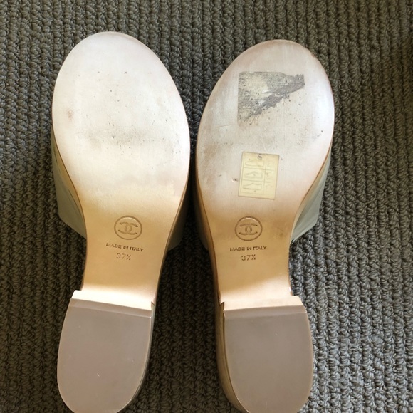 Chanel chunky heel mules - Picture 2 of 12
